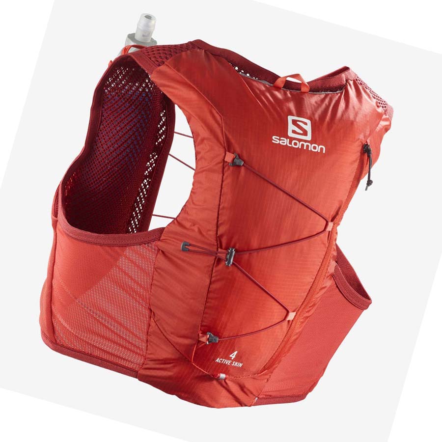 Running Packs Salomon ACTIVE SKIN 4 Hombre Rojos | MX 3110GSO